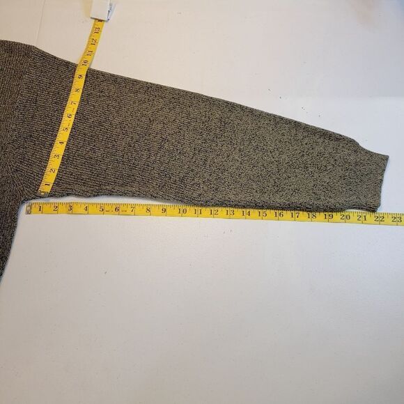 VOX Vintage  Silk Cotton Blend Crewneck Sweater Heathered Olive Green Men's XL - Picture 6 of 6